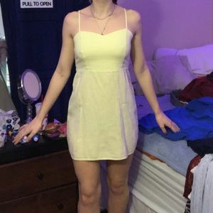 PASTAL YELLOW DRESS
